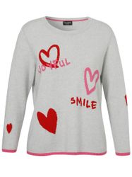 VIA APPIA DUE Strickpullover mit eingestrickten günstig online kaufen