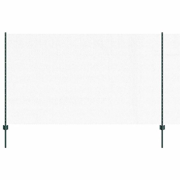 vidaXL Zaun mit Pfosten Grün 1,4 x 25 m Stahl und PVC 3336724 günstig online kaufen