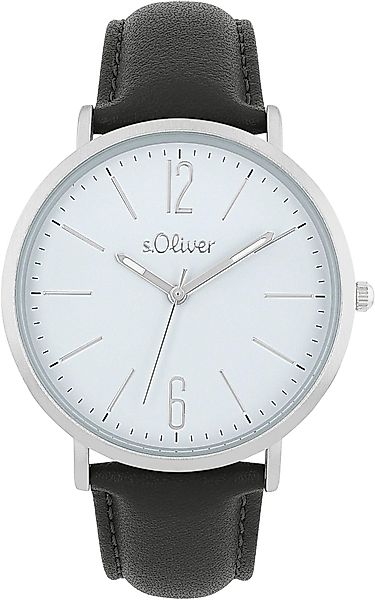 s.Oliver Quarzuhr 2038387, Armbanduhr, Herrenuhr, Mineralglas, günstig online kaufen