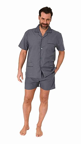 Normann Pyjama Herren kurzarm Schlafanzug Shorty günstig online kaufen