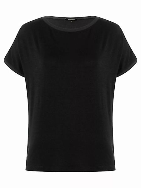 T-Shirt mit Chiffonkante, schwarz, Frühjahrs-Kollektion günstig online kaufen