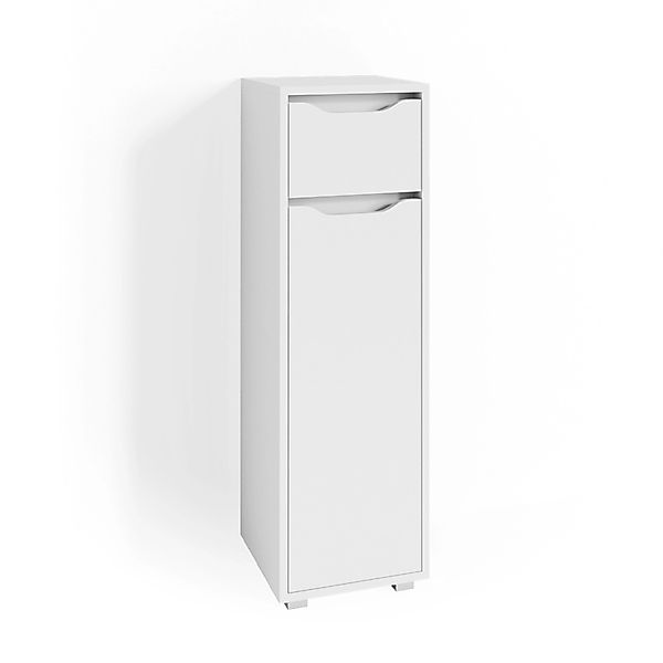 Vicco Midischrank Ruben Weiß 30 x 98 cm günstig online kaufen