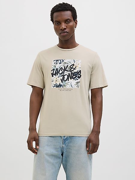 Jack & Jones Print-Shirt JJHAWAII SHAPE günstig online kaufen