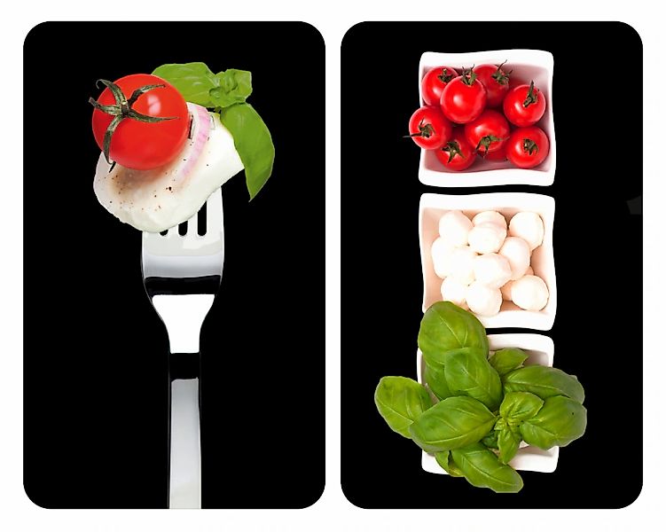WENKO Herd-Abdeckplatte "Universal Modell Caprese", (Set, 2 tlg.), Herdabde günstig online kaufen