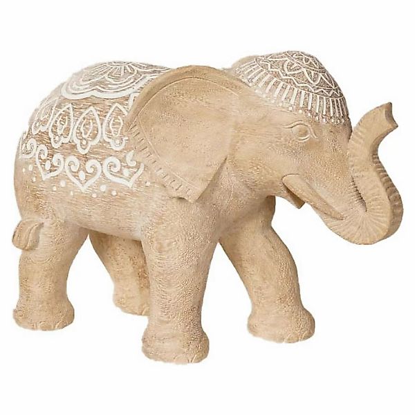 Deko-figur Dkd Home Decor Elefant Harz (34.5 X 15.7 X 24.3 Cm) günstig online kaufen