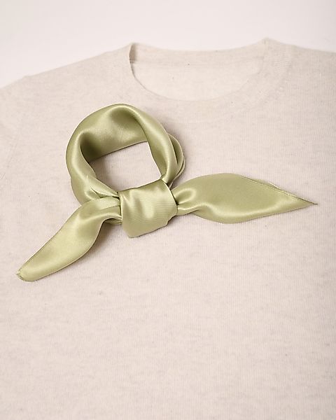 MayTree Seidentuch quadratisch einfarbig 53x53cm Nickituch, Bandana-Schal, günstig online kaufen