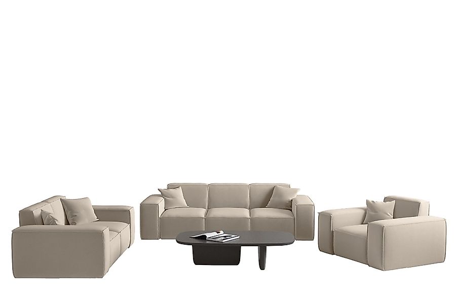 Fun Möbel Polstergarnitur Sofaset Designersofa CELES günstig online kaufen