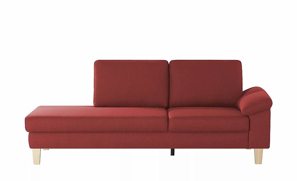 Recamiere  Bena ¦ rot ¦ Maße (cm): B: 218 H: 86 T: 97.0 Polstermöbel > Sofa günstig online kaufen