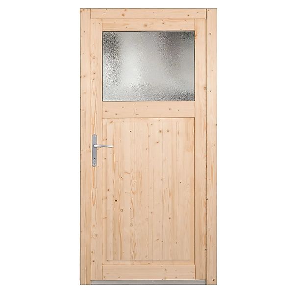 Panto Holz-Nebeneingangstür NET 504 Natur 98 cm x 198 cm DIN L günstig online kaufen