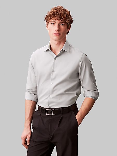 Calvin Klein Businesshemd "SLIM ESNTL POPLIN STR SLD" Slim fit mit Knopflei günstig online kaufen