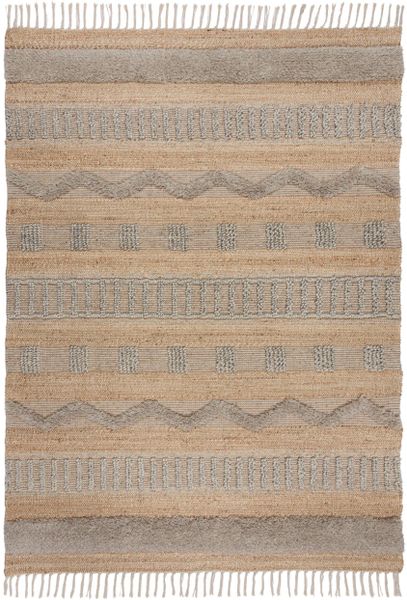 FLAIR RUGS Teppich "Medina, mit abstraktem Streifenmuster" rechteckig 12 mm günstig online kaufen