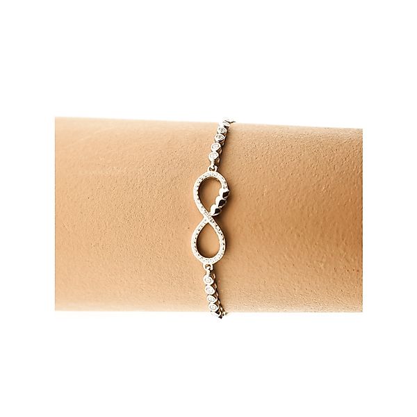 COFI 1453 Silberarmband Einstellbares Unendlichkeitsarmband Silber günstig online kaufen