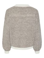 pieces Rundhalspullover PCDILIPPA LS O-NECK KNIT günstig online kaufen