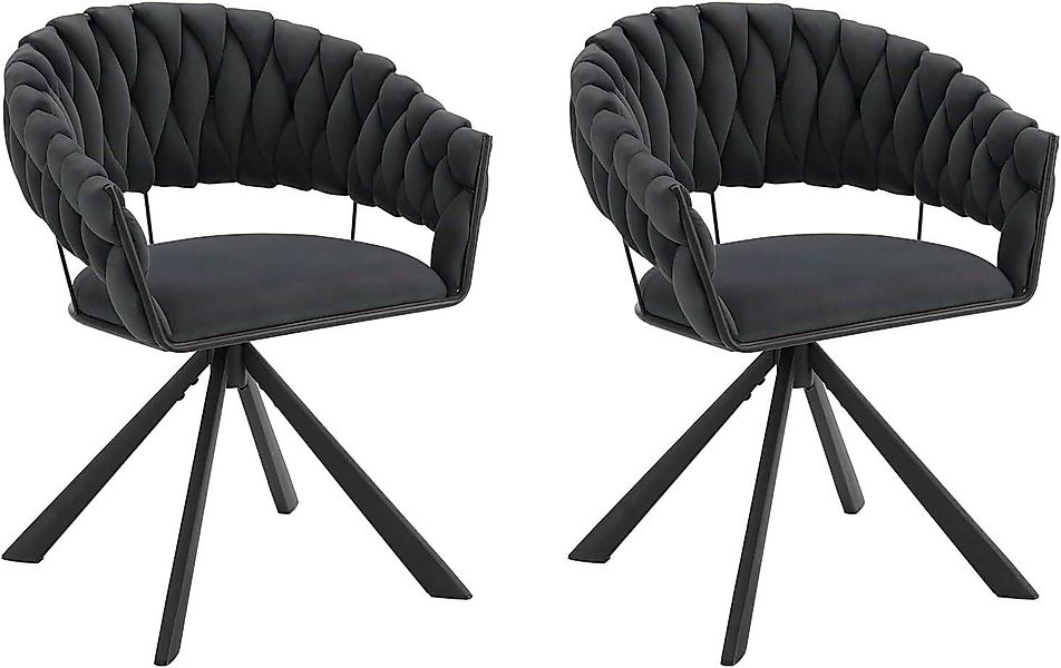 EUGAD Esszimmerstuhl (2 St), drehbar, modern, günstig online kaufen