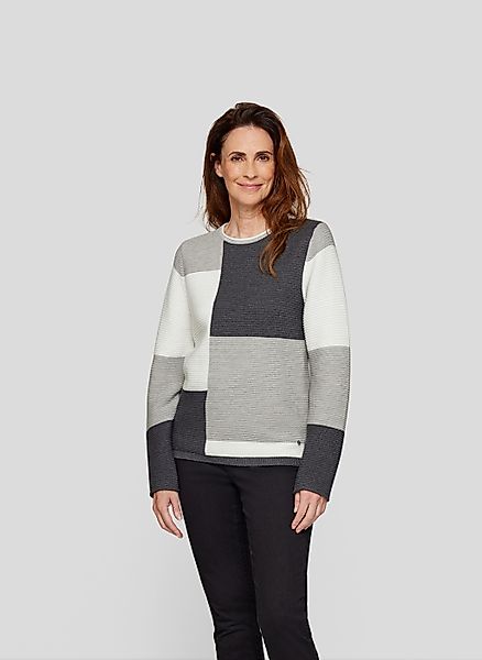 Rabe Strickpullover "Rabe Pullover mit modernem Colorblocking-Design" günstig online kaufen