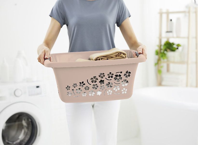 ROTHO Wäschekorb Rotho Wäschekorb Flowers 25 günstig online kaufen