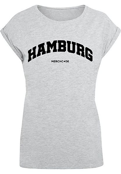 Merchcode T-Shirt "Merchcode Damen Ladies Hamburg Wording - T-Shirt", (1 tl günstig online kaufen