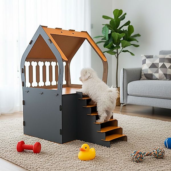 Jungengel Hundehütte 3XL Hundehaus Hundebett Indoor günstig online kaufen