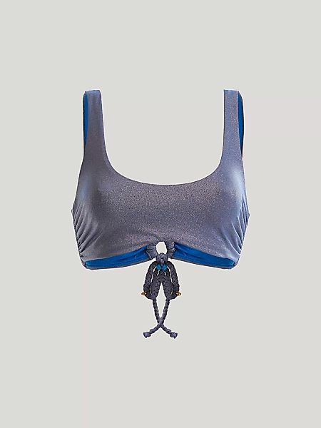 Wolford - High Shine Metallic Top, Frau, skydiver metallic, Größe: XL günstig online kaufen