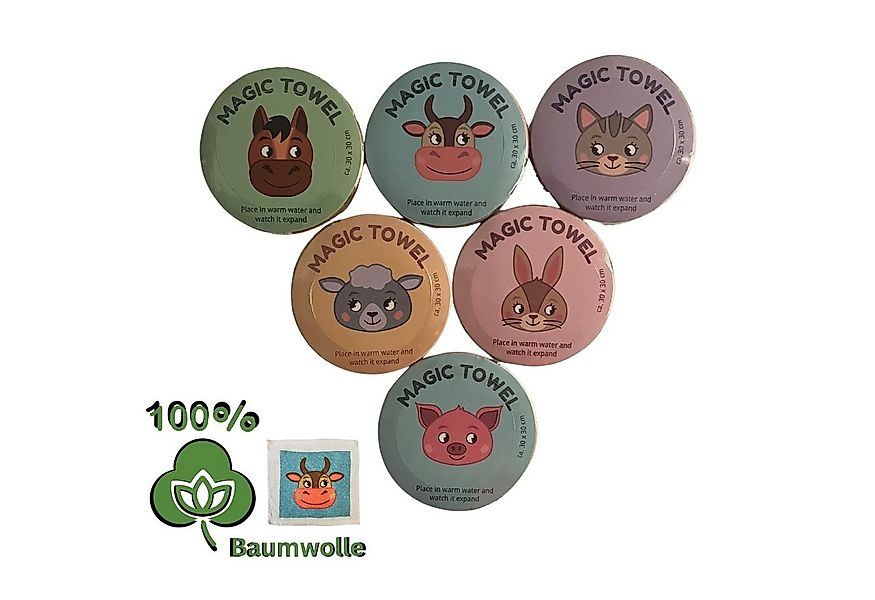 Bada Bing Handtuch Set Magisches Handtuch Kinder Zauberhandtuch Bauernhof T günstig online kaufen