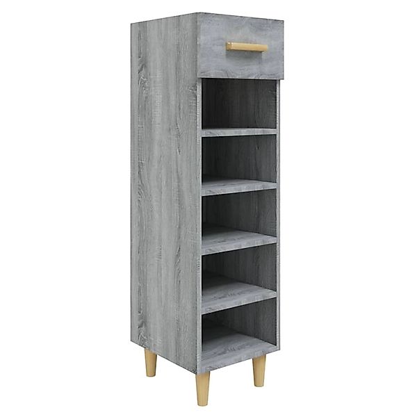 vidaXL Schuhschrank Grau Sonoma 30x35x105 cm Holzwerkstoff 817562 günstig online kaufen