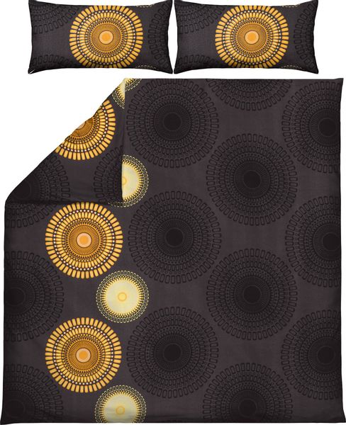 REDBEST Bettwäsche Bettwäsche, Biber, Kreise günstig online kaufen