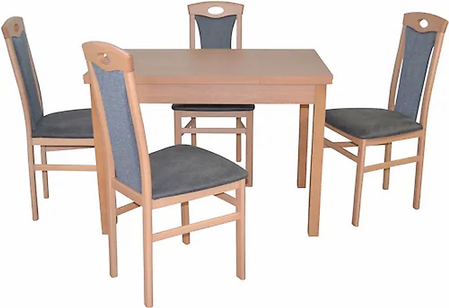 HOFMANN LIVING AND MORE Essgruppe "5tlg. Tischgruppe", (Spar-Set, 5 tlg., 5 günstig online kaufen