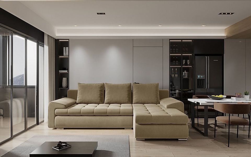 Kaiser Möbel Ecksofa Elegantes und modernes Ecksofa TOMI günstig online kaufen