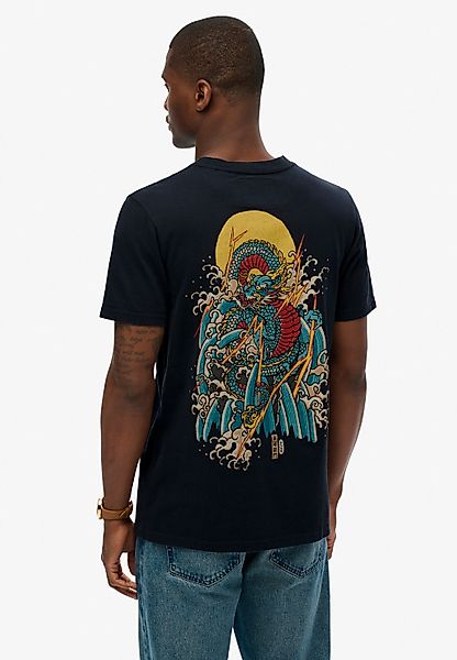 Superdry Rundhalsshirt "VL TOKYO RELAXED TEE" mit coolem Tattoo-Print günstig online kaufen