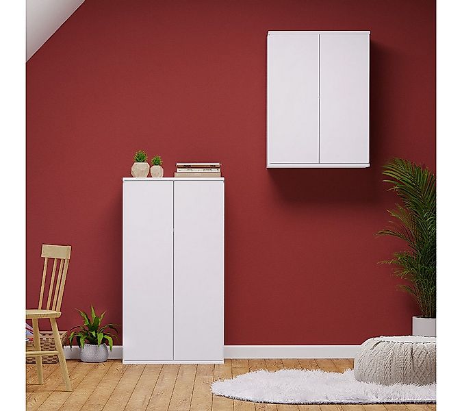 Bellamio Mehrzweckschrank Ais mit Push-to-Open Türen (80 cm hoch) Aktenschr günstig online kaufen