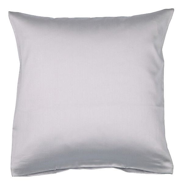 Janine Janine Mako-Satin Bettwäsche Colors 31001 platin Größe:  40x40 cm günstig online kaufen