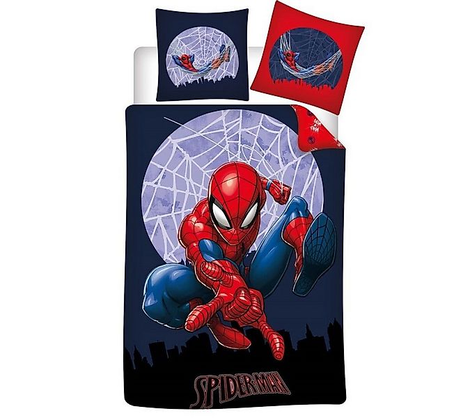 Spiderman Bettwäsche Marvel, Material-Mix, 2 teilig, Kinder Wendebettwäsche günstig online kaufen