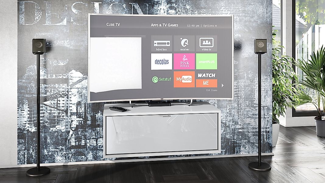 Vladon Lowboard Lana 800 (TV-Kommode, mit günstig online kaufen