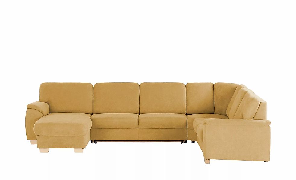 smart Wohnlandschaft  Valencia ¦ gelb ¦ Maße (cm): B: 341 H: 90 T: 254.0 Po günstig online kaufen