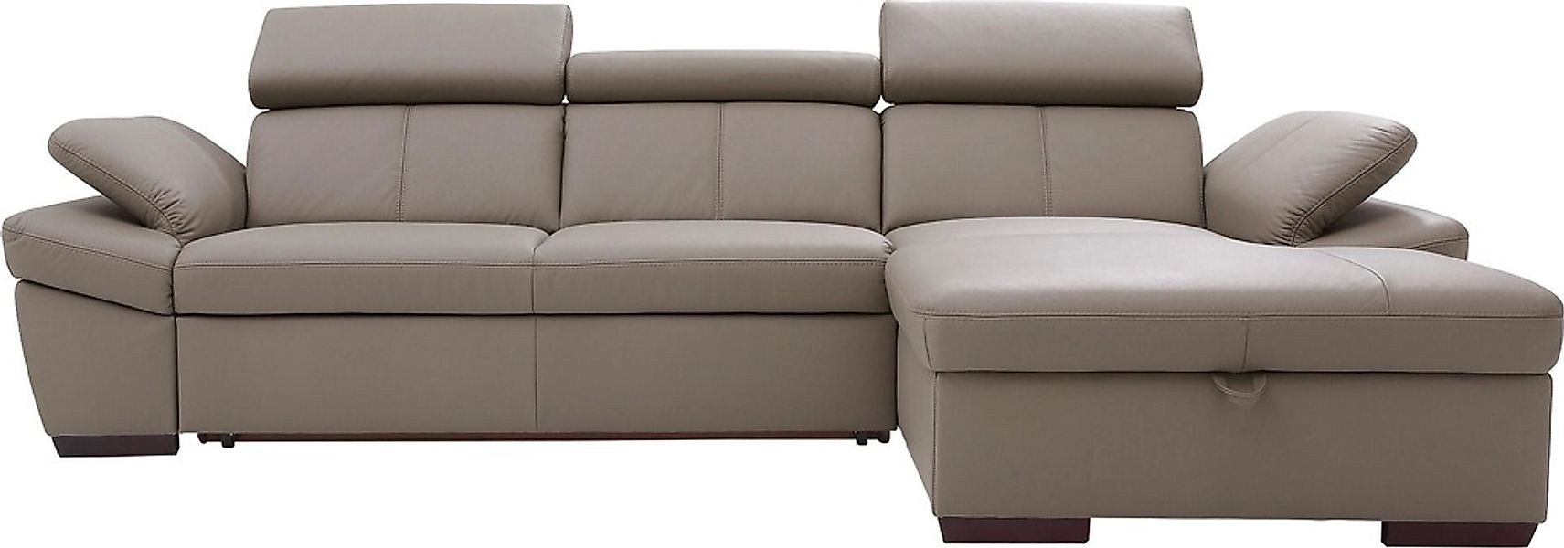 exxpo - sofa fashion Ecksofa "Salerno, Funktionssofa, Breite 280cm, hoher S günstig online kaufen