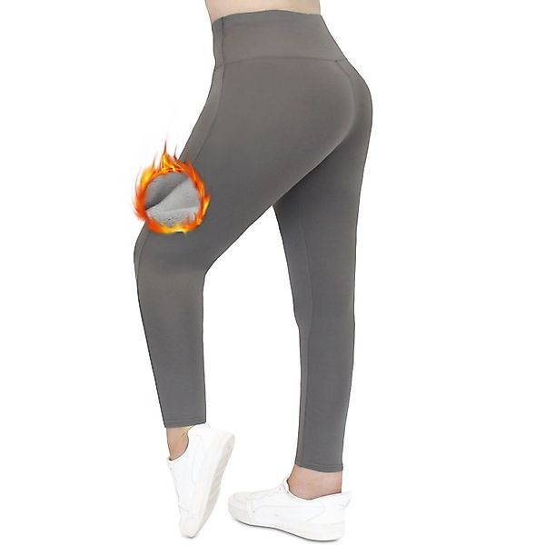Frentree Thermoleggings Übergößen Damen mit Fleece günstig online kaufen