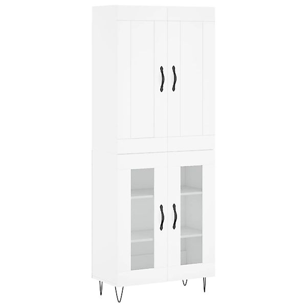 vidaXL Highboard Weiß 69,5x34x180 cm Holzwerkstoff 3199649 günstig online kaufen