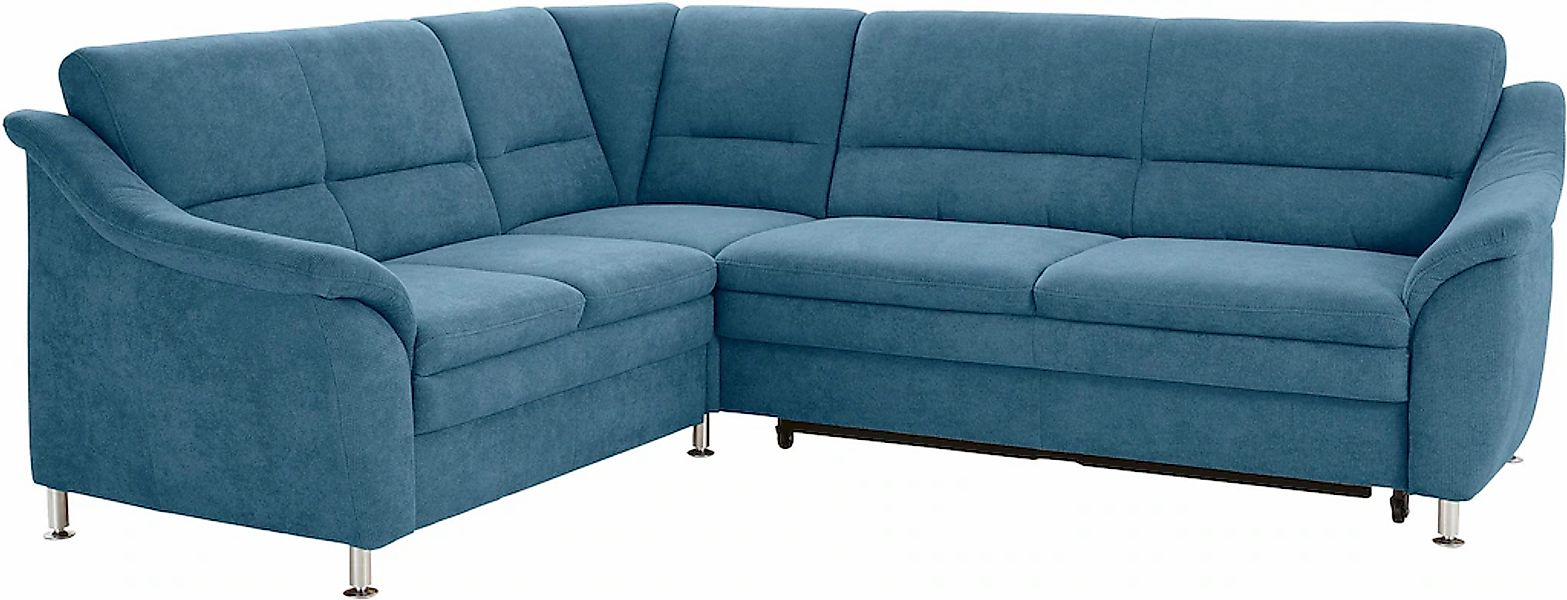sit&more Ecksofa »Cardoso L-Form«, mit Federkern, wahlweise mit Bettfunktio günstig online kaufen