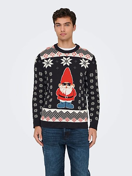 ONLY & SONS Rundhalspullover "ONSX-MAX REG CREW KNIT" günstig online kaufen