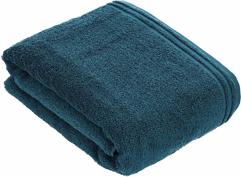 Vossen Badetuch "Calypso Feeling" mit schmaler Bordüre aus 100% Baumwolle, günstig online kaufen