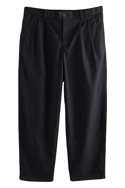 Next Chinohose Sommerliche Workwear-Chinohose mit Bundfalten (1-tlg) günstig online kaufen
