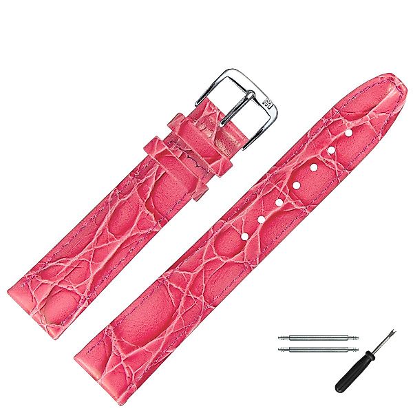 MARBURGER Uhrenarmband 18mm Leder Kroko (Caiman) günstig online kaufen
