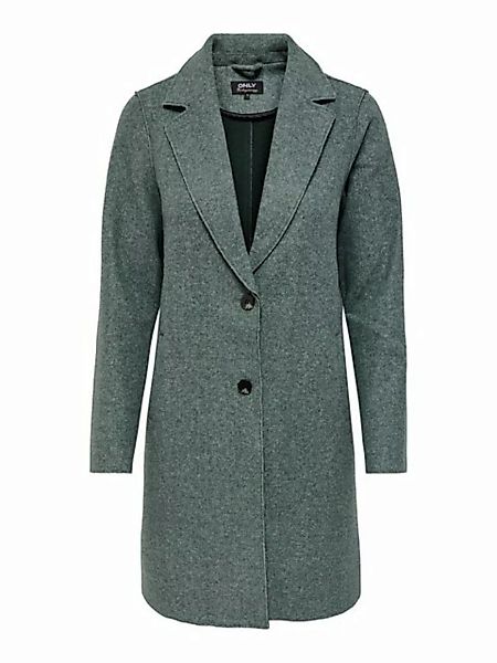ONLY Einfarbiger Mantel Damen Grün günstig online kaufen