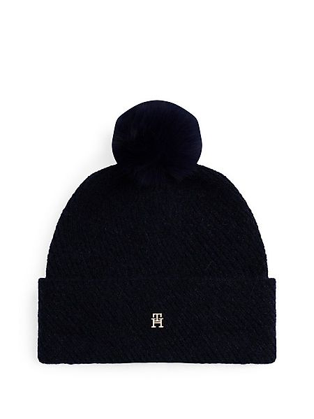 Tommy Hilfiger Bommelmütze POM POM BEANIE Regular fit mit Bommel günstig online kaufen