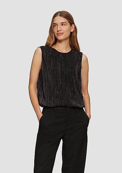 s.Oliver Chinos Hose Stoffhose mit Wide Leg und Bügelfalten günstig online kaufen