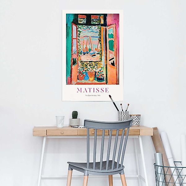 Reinders Poster "Matisse - window" günstig online kaufen