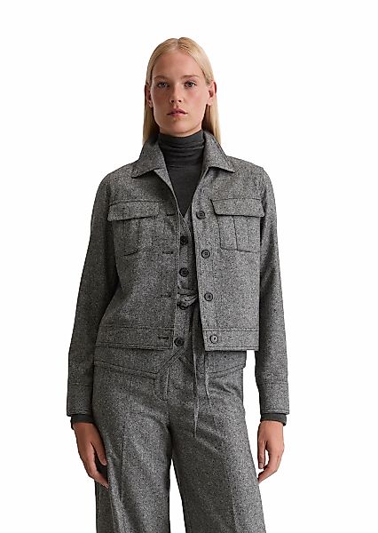 Marc OPolo Kurzjacke "aus Schurwolle-Mix", ohne Kapuze günstig online kaufen