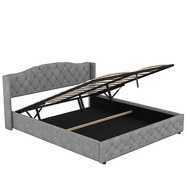 SOFTWEARY Polsterbett (Doppelbett mit Lattenrost und günstig online kaufen