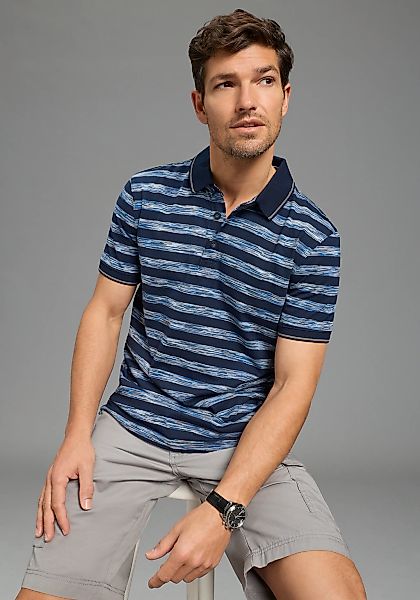 Mans World Poloshirt "Neue Kollektion" normale Passform, Kurzarm, geringelt günstig online kaufen