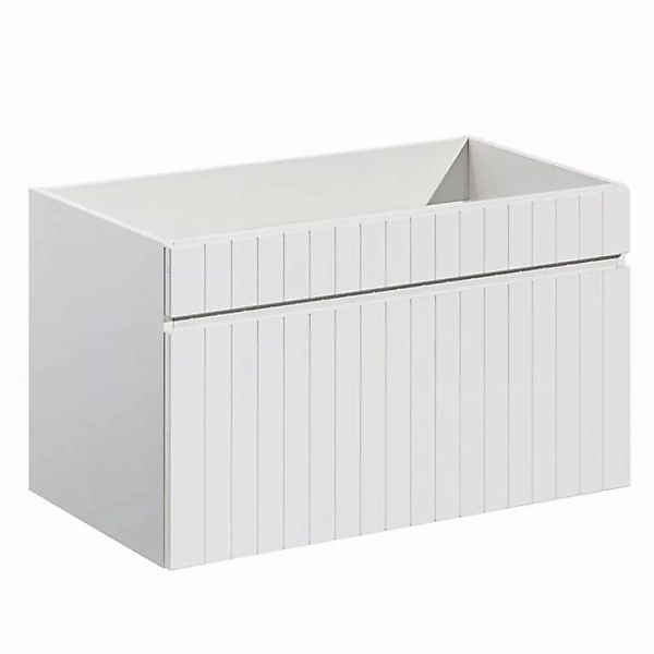 Lomadox Waschbeckenschrank IRAKLIO-56 Waschtischunterschrank 80 cm in weiß günstig online kaufen